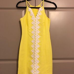 Never worn yellow Lilly Pulitzer dress